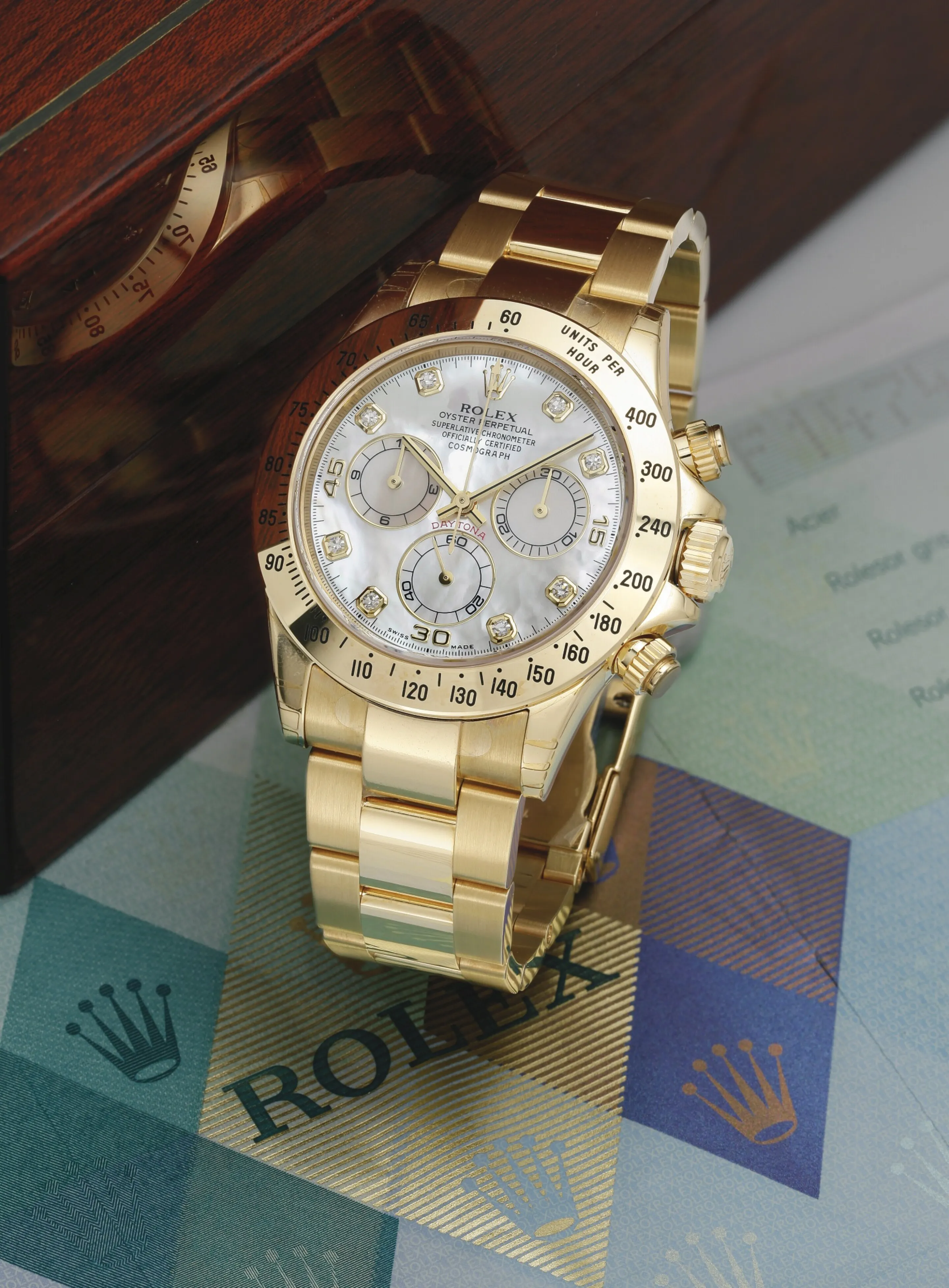 Rolex Daytona 116528 40mm Yellow gold Diamond