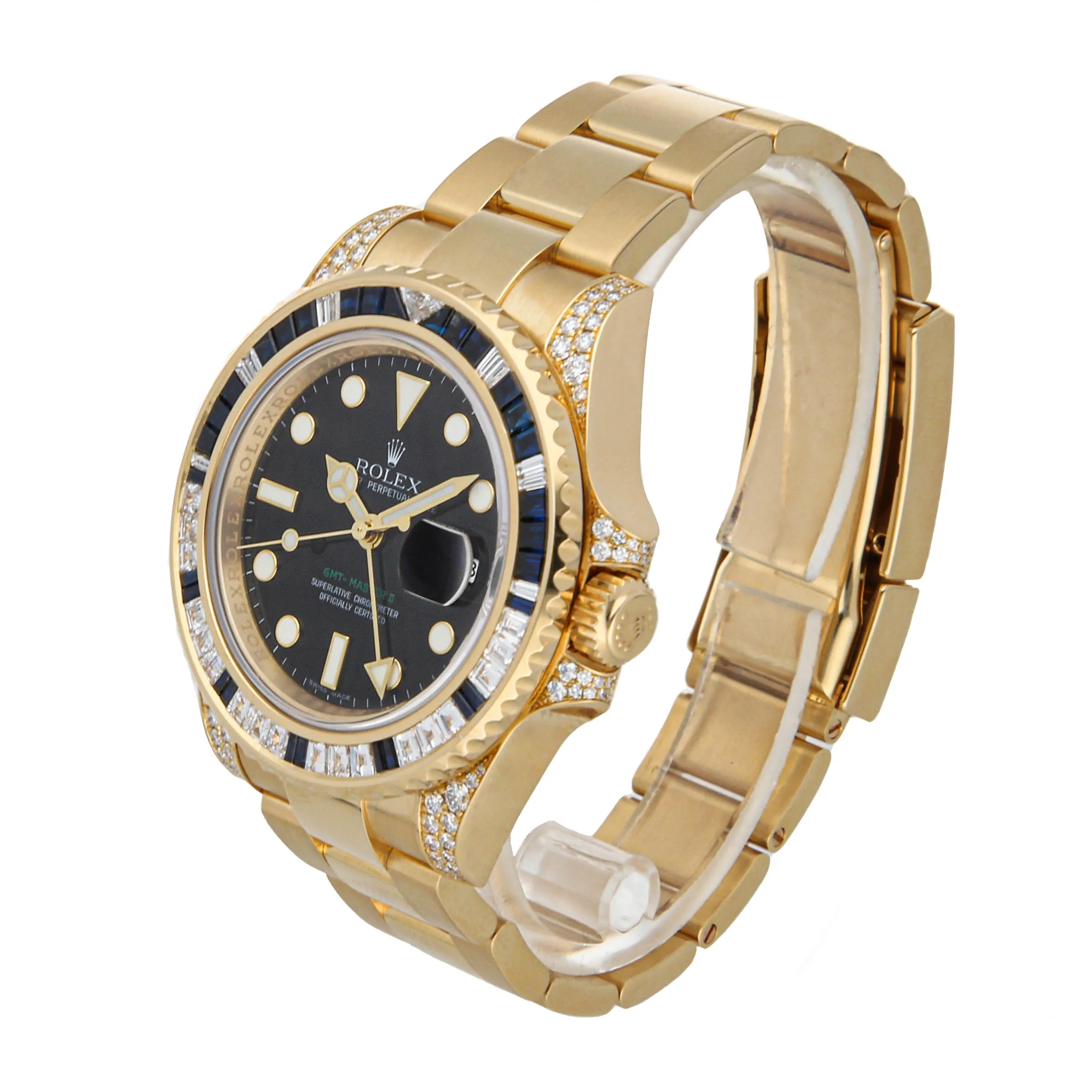 Rolex GMT-Master II 116758SA 40mm Yellow gold Black 2