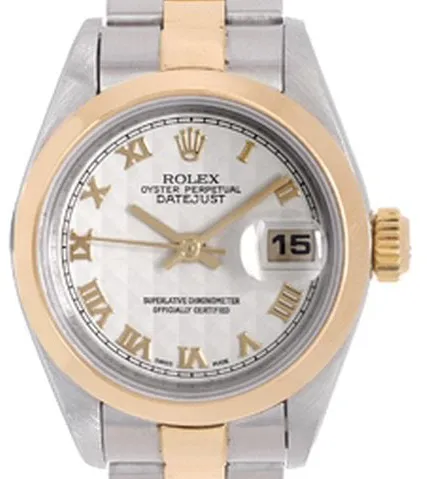 Rolex Lady-Datejust 69163 26mm Steel Ivory