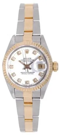 Rolex Lady-Datejust 69173 26mm Steel White diamond