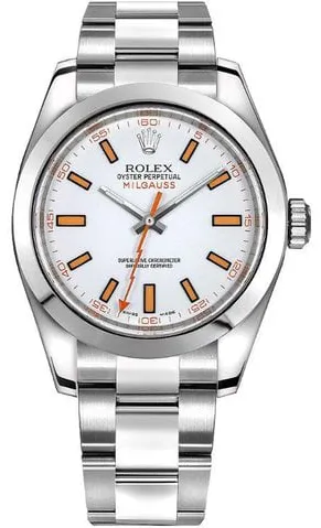 Rolex Milgauss 116400 40mm Stainless steel White