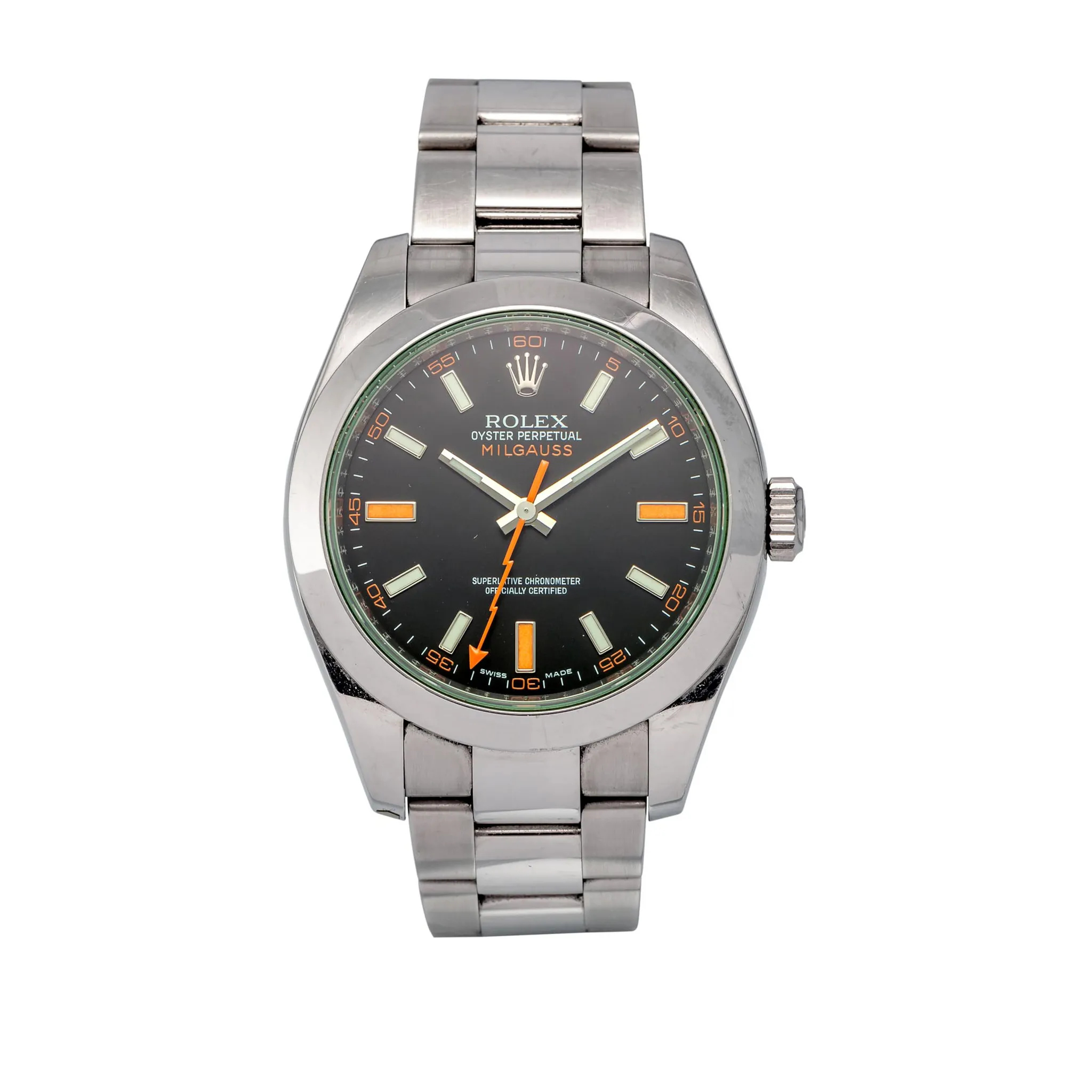 Rolex Milgauss 116400 40mm Stainless steel Black