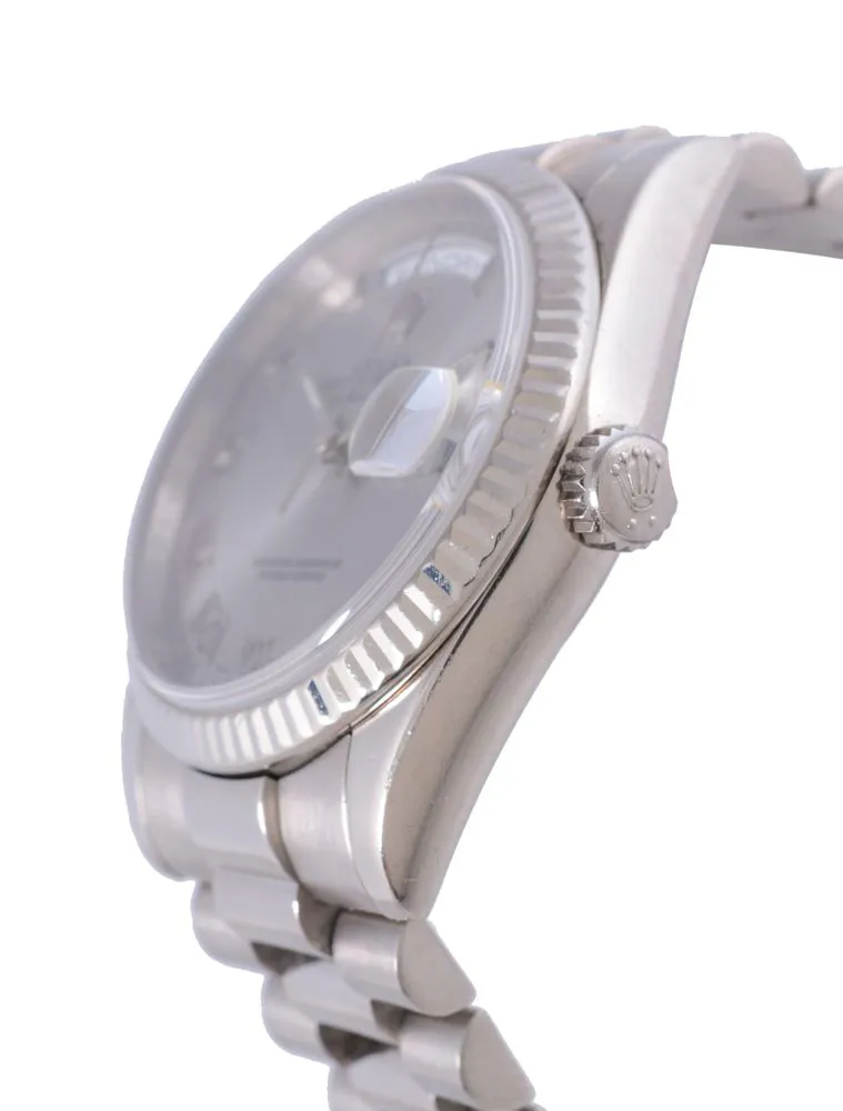 Rolex Day-Date 36 118239 35mm White gold Gray 1