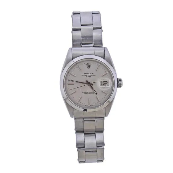 Rolex Oyster Perpetual Date 1500 34mm Stainless steel Silver