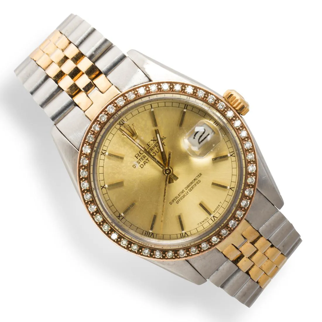 Rolex Datejust 36 16013 36mm Yellow gold Gilt dial 1