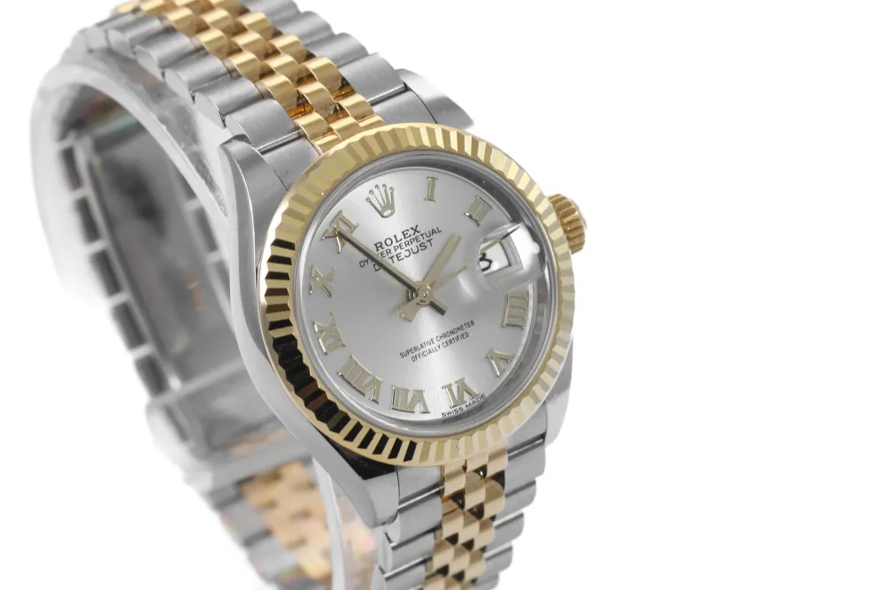 Rolex Lady-Datejust 279173 28mm Yellow gold and Stainless steel Silver 5