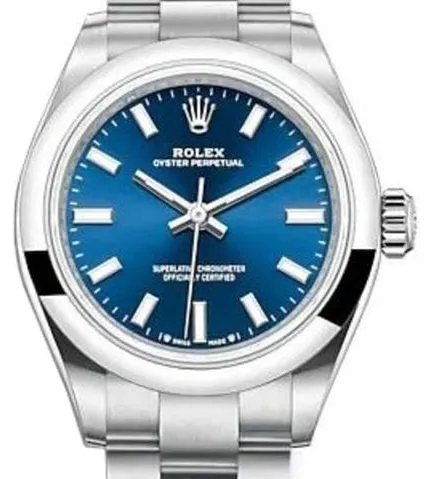 Rolex Oyster Perpetual 28 276200 28mm Steel Blue