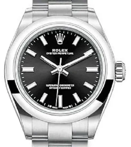 Rolex Oyster Perpetual 28 276200 28mm Steel Black