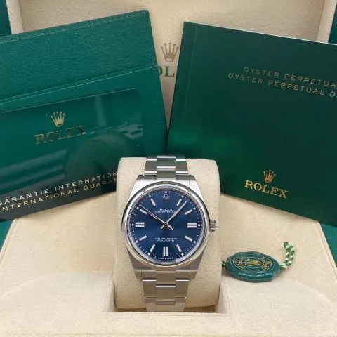 Rolex Oyster Perpetual 41 124300 41mm Steel Blue