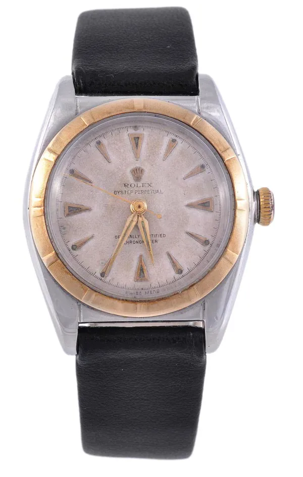 Rolex Oyster Perpetual 5011 39mm Yellow gold and Stainless steel Silver