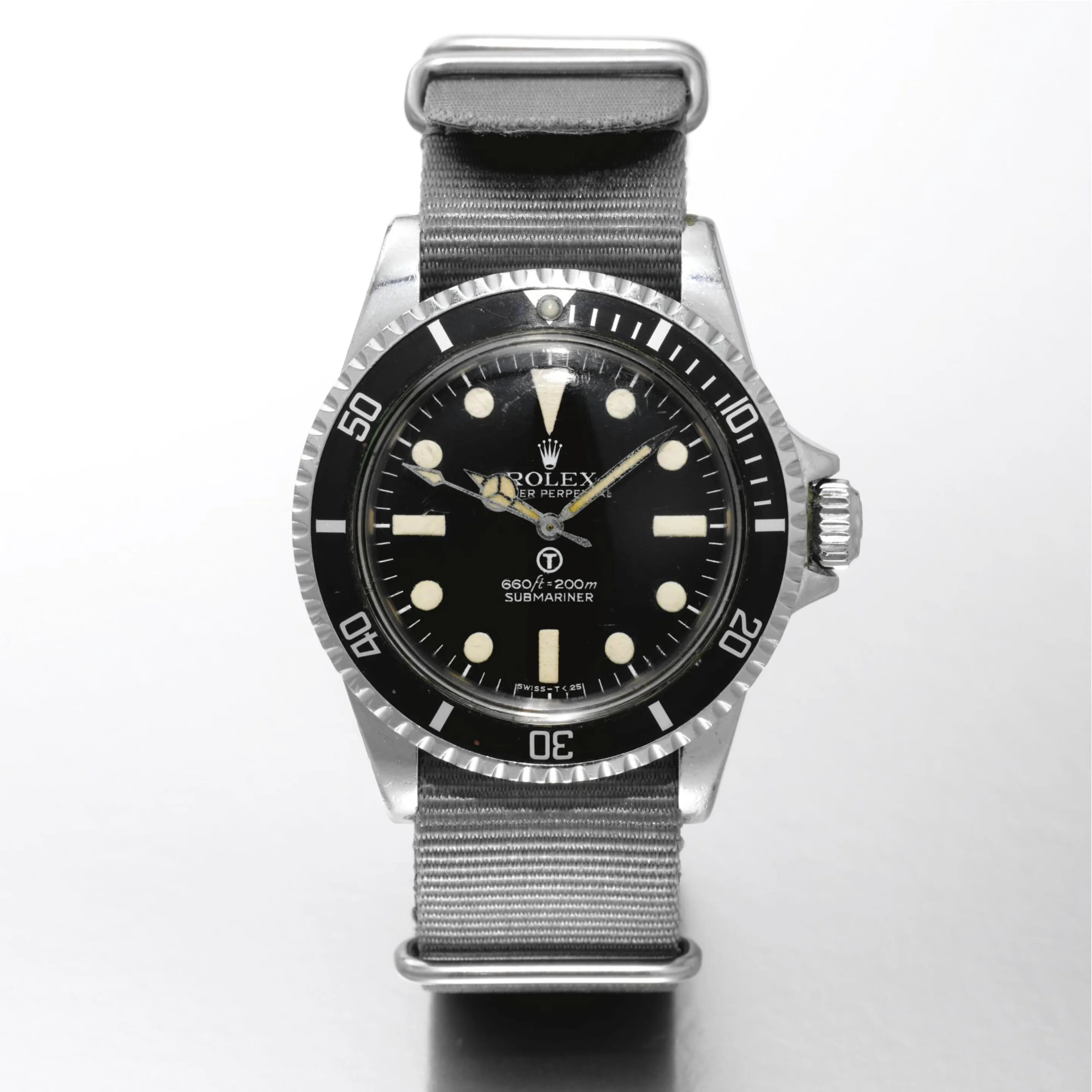 Rolex Submariner 5513 39mm Stainless steel Black