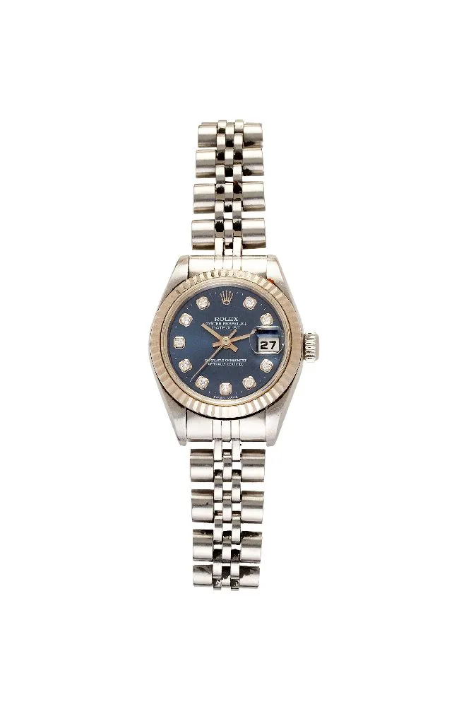 Rolex Lady-Datejust 69174 25mm Stainless steel Blue