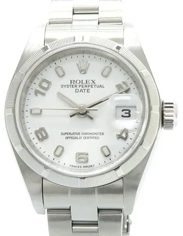 Rolex Oyster Perpetual Date 79190 26mm Stainless steel White