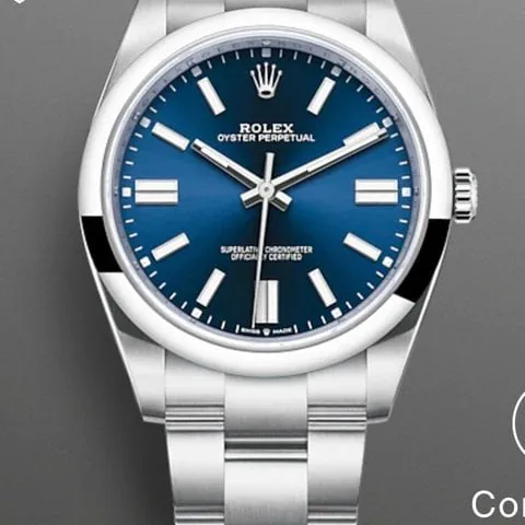 Rolex Oyster Perpetual 41 124300 41mm Steel Blue