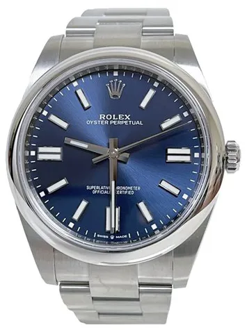 Rolex Oyster Perpetual 41 124300 41mm Steel Blue