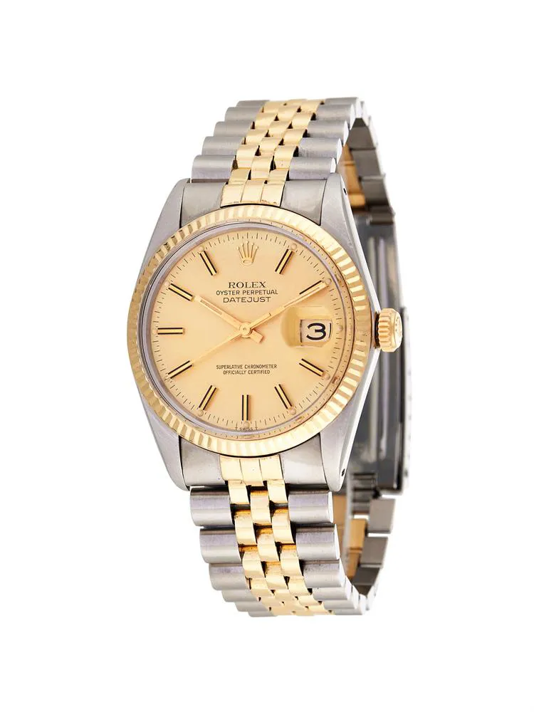 Rolex Datejust 36 16013 34mm Stainless steel Champagne