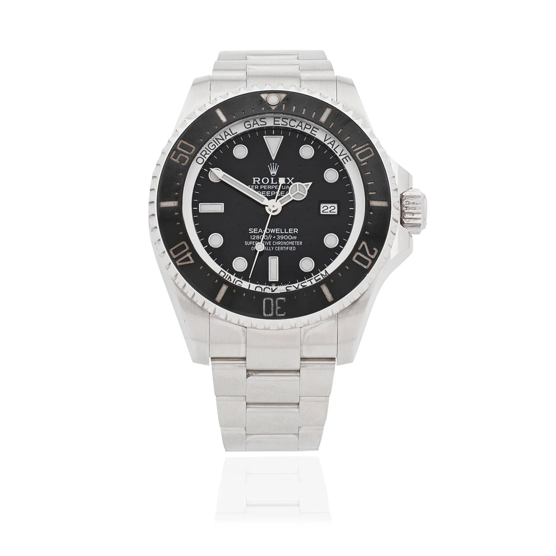 Rolex Sea-Dweller Deepsea 126660 43mm Stainless steel Black