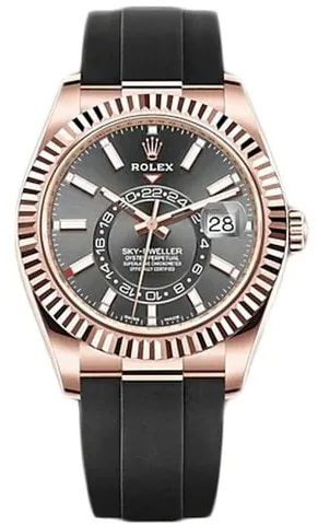 Rolex Sky-Dweller 326235 42mm Rose gold Grey