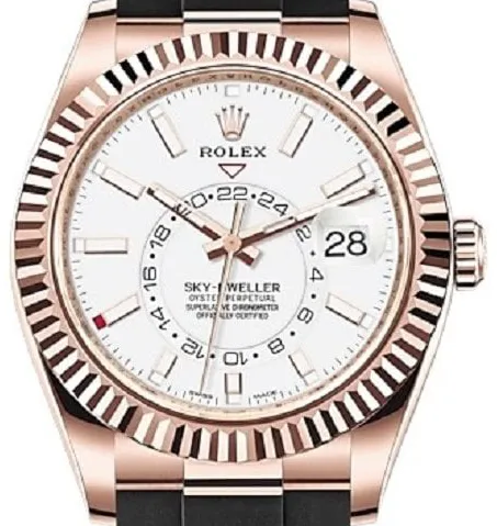 Rolex Sky-Dweller 326235 42mm Rose gold White