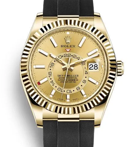 Rolex Sky-Dweller 326238 42mm Yellow gold Champagne