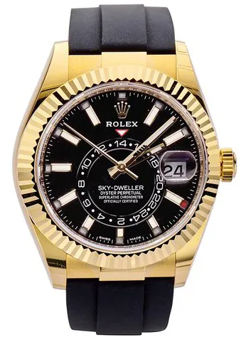 Rolex Sky-Dweller 326238 42mm Yellow gold Black