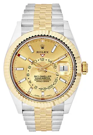 Rolex Sky-Dweller 326933 42mm Steel Champagne