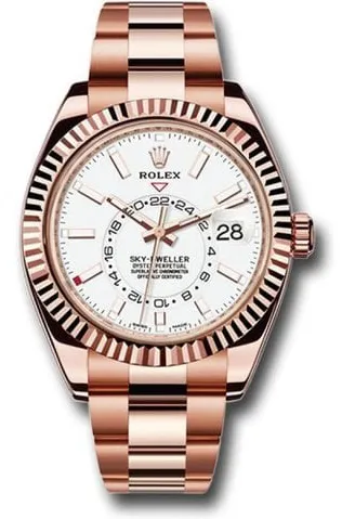 Rolex Sky-Dweller 326935 42mm Rose gold White