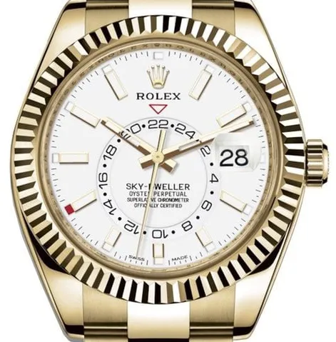 Rolex Sky-Dweller 326938 42mm Yellow gold White