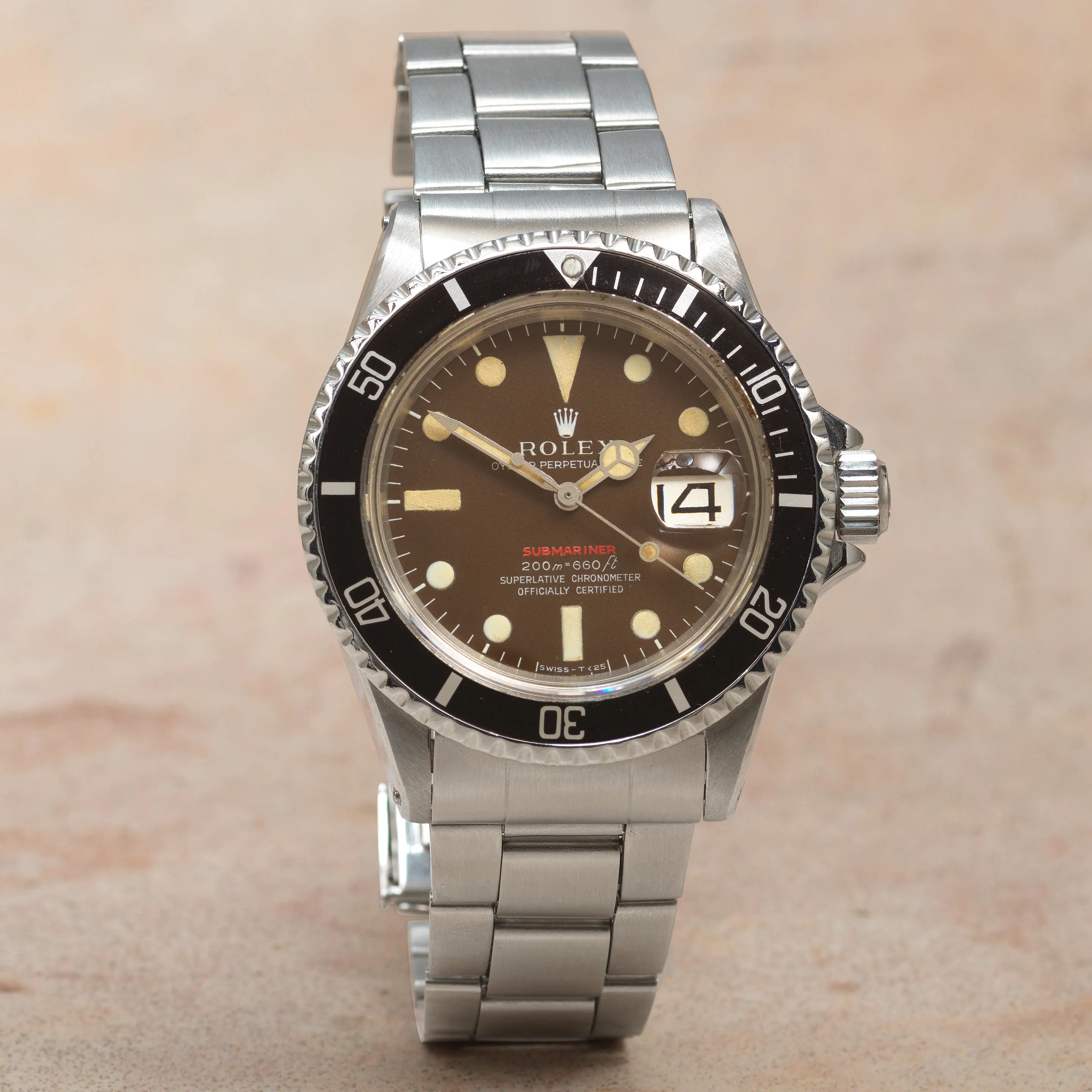 Rolex Submariner 1680 40mm Stainless steel Brown