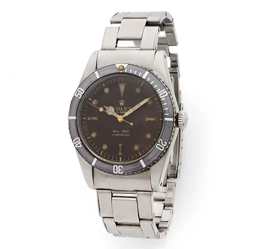 Rolex Submariner 5508 37mm Stainless steel Brown