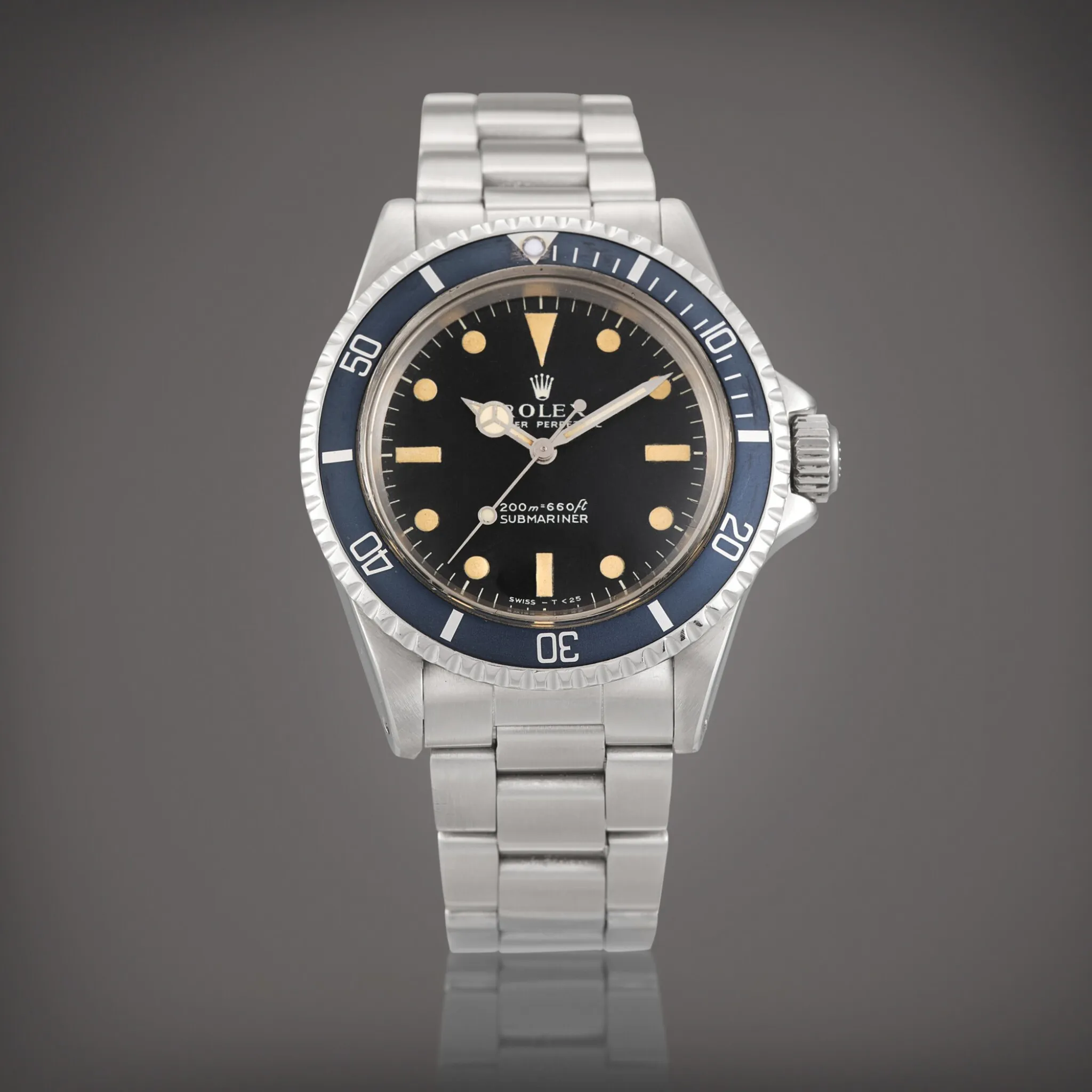 Rolex Submariner 5513 40mm Stainless steel Black