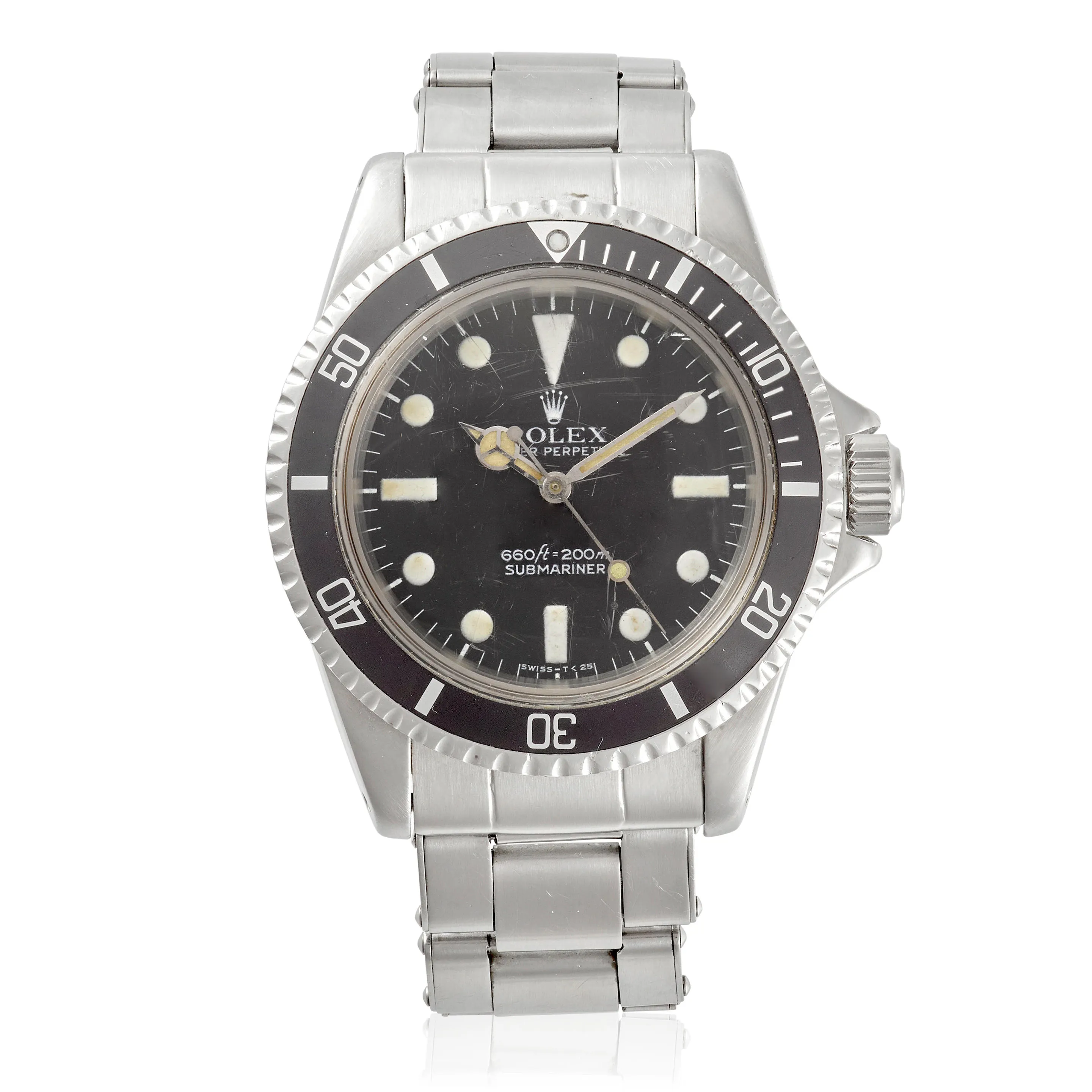 Rolex Submariner 5513 39mm Stainless steel Black