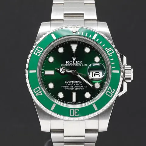 Rolex Submariner 116610LV 40mm Steel Green