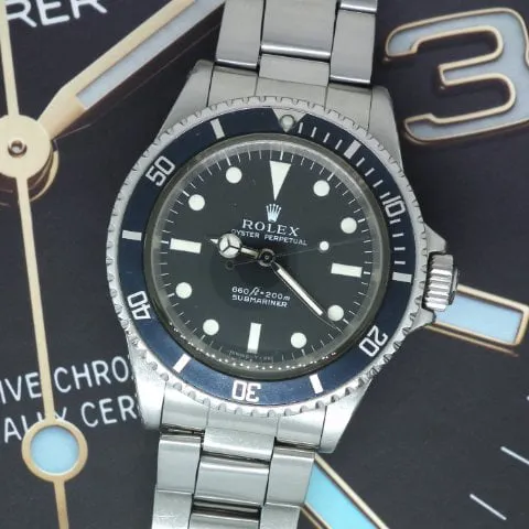 Rolex Submariner 5513 40mm Steel Black