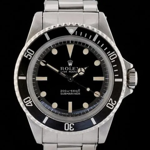 Rolex Submariner 5513 40mm Steel Black