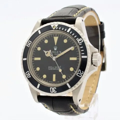 Rolex Submariner 5513 40mm Steel Black