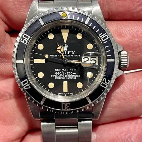 Rolex Submariner 1680 40mm Steel Black