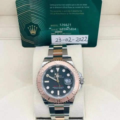 Rolex Yacht-Master 40 126621 40mm Yellow gold and Stainless steel Black