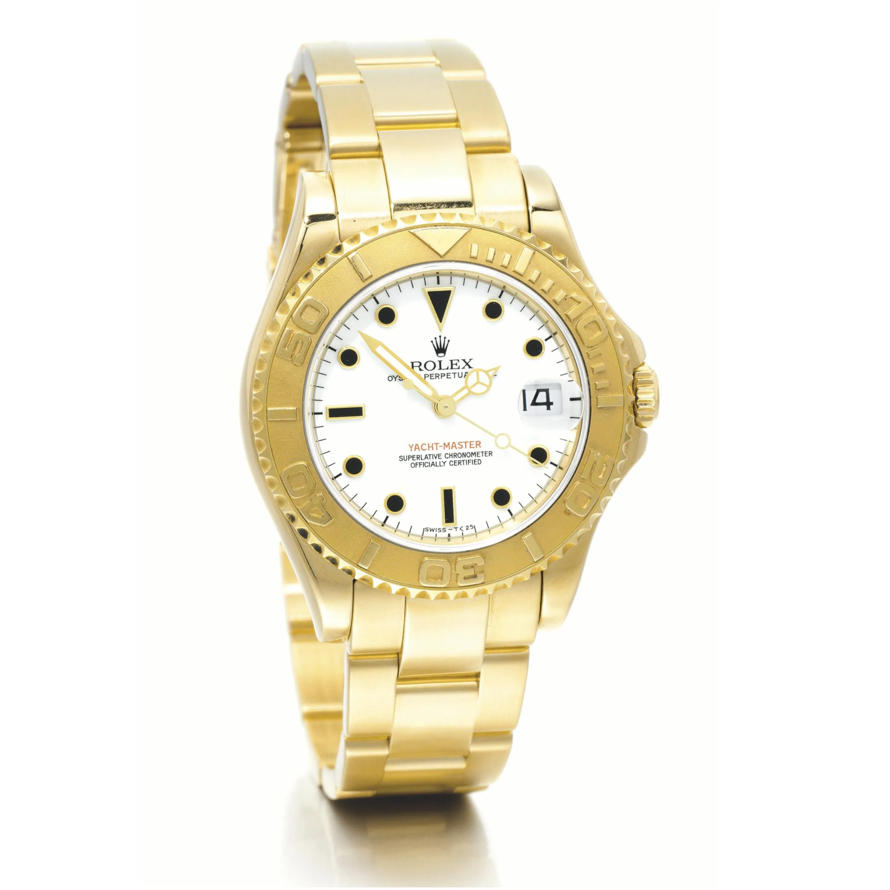 Rolex Yacht-Master 68628 35mm Yellow gold White