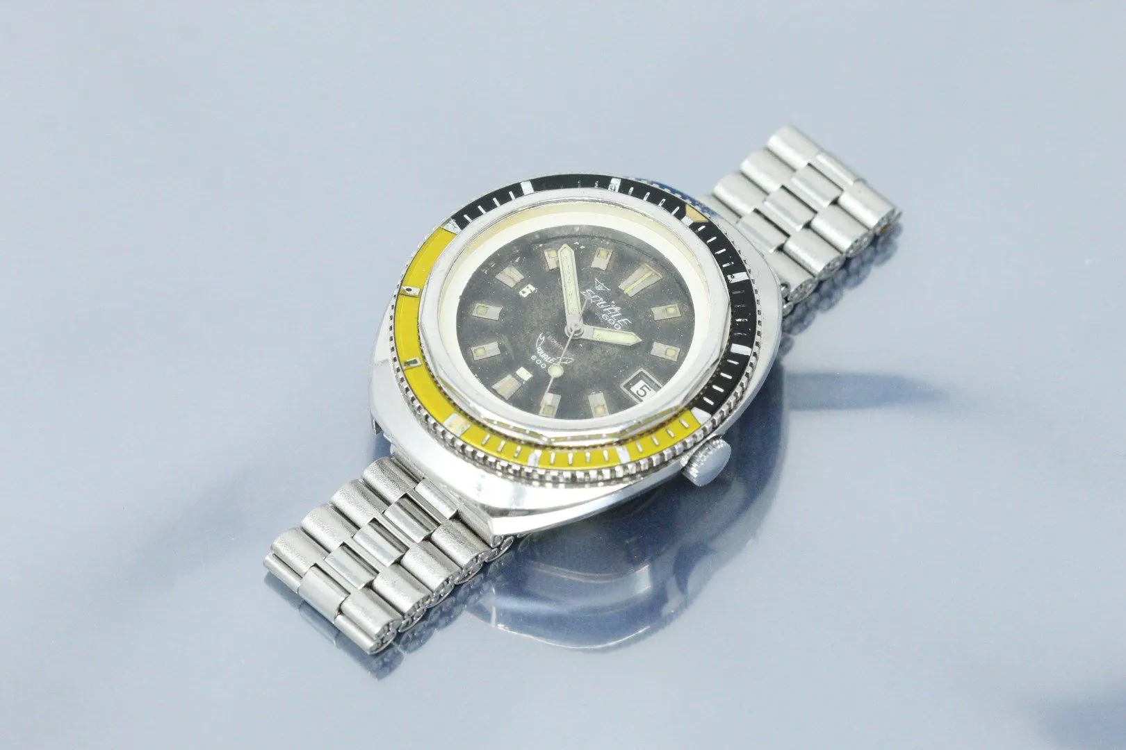 Squale 45mm Stainless steel Black