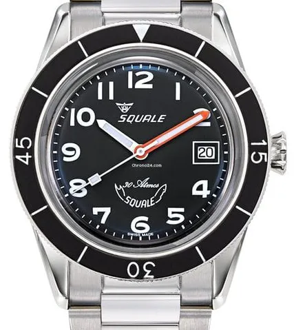 Squale SUB39MON.BR22 39mm Stainless steel Black