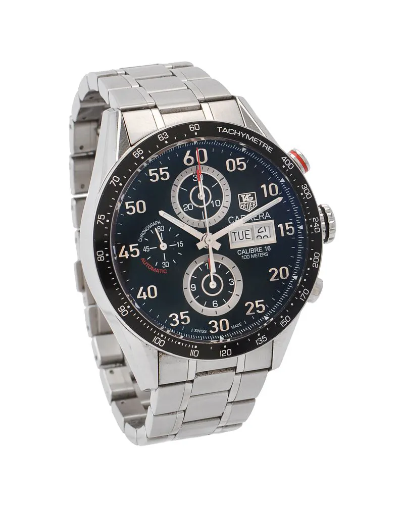 TAG Heuer Carrera CV2A10 44mm Stainless steel Black