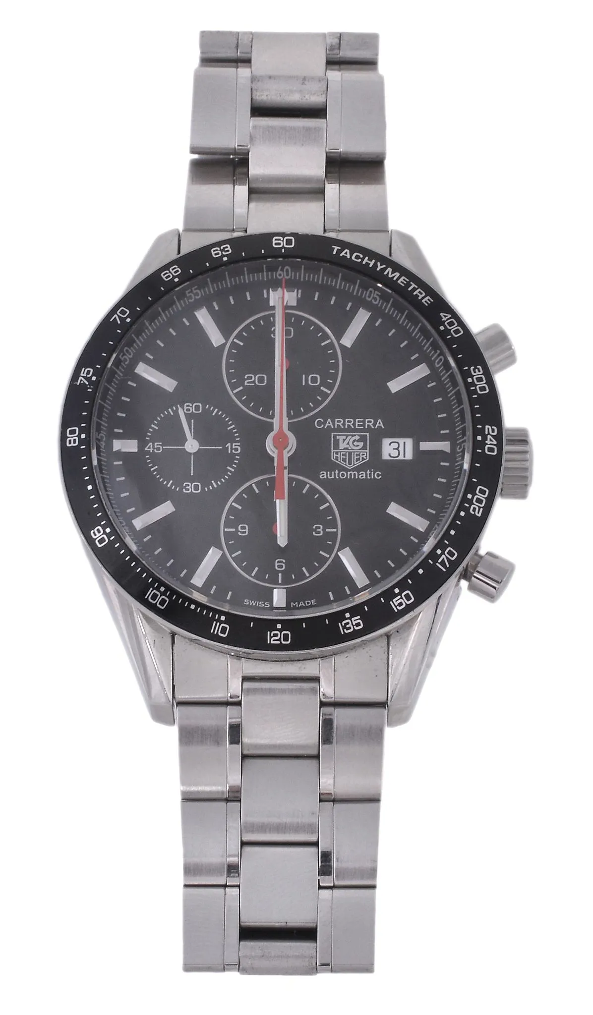 TAG Heuer Carrera CV20142 EWY6201 50mm Stainless steel Black