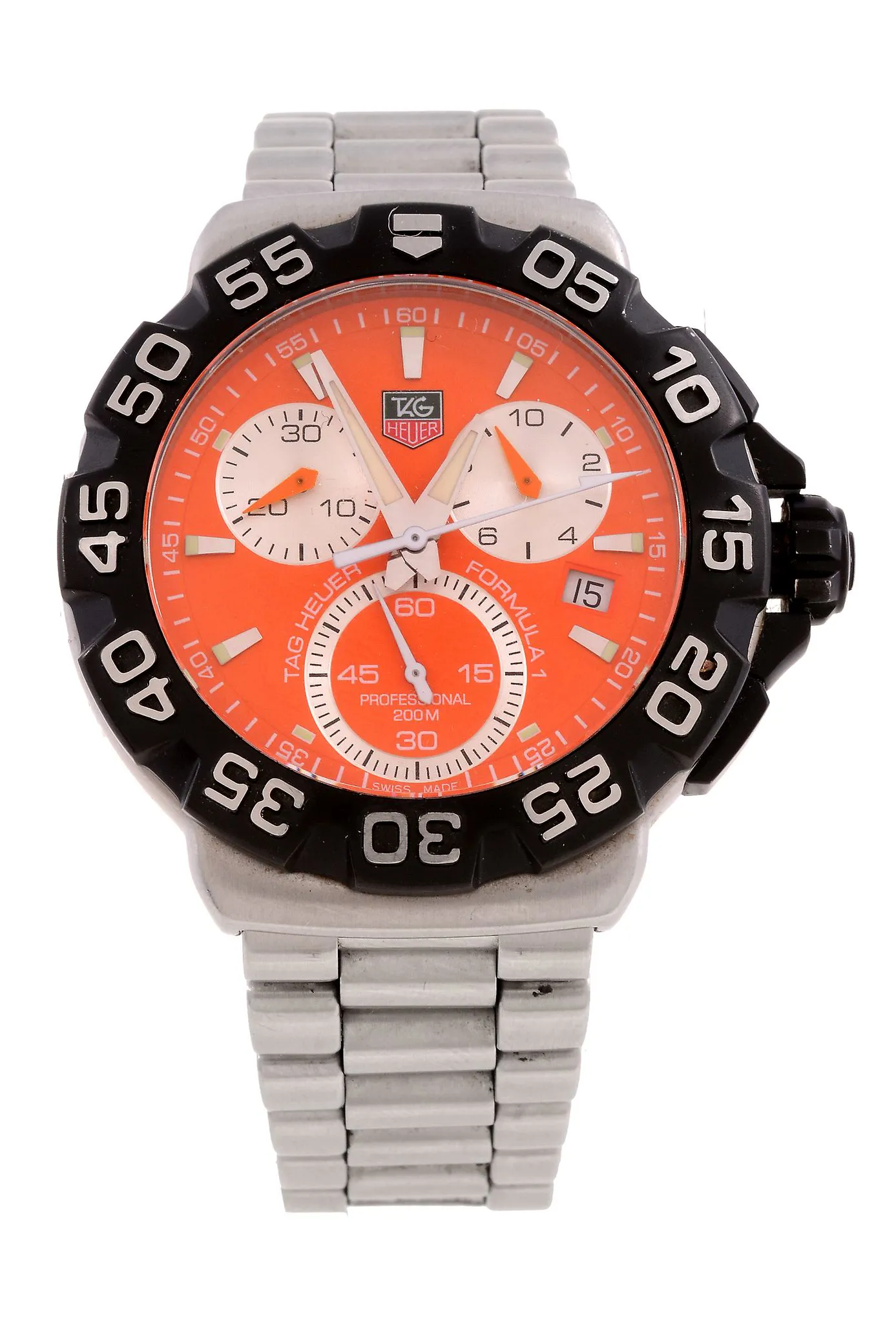 TAG Heuer Formula 1 CAH113 40mm Stainless steel Orange