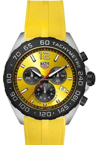 TAG Heuer Formula 1 CAZ101AM.FT8054 43mm Stainless steel Yellow