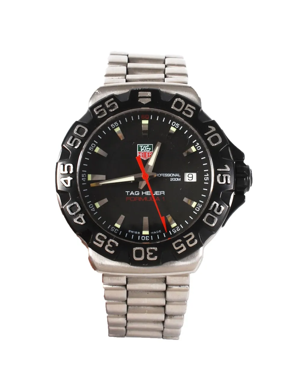 TAG Heuer Formula 1 WAH1110 46mm Stainless steel Black