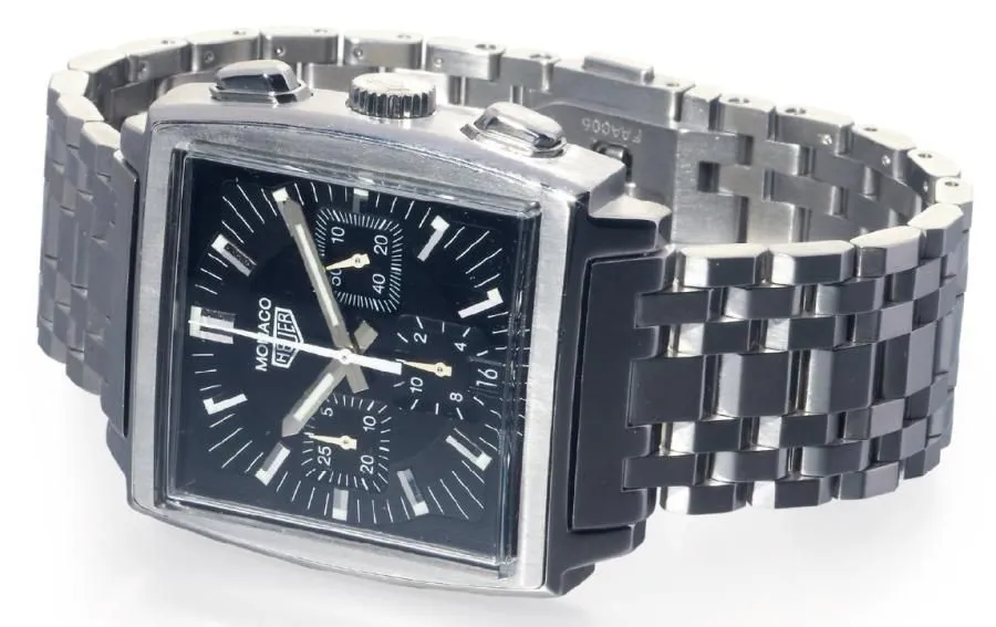 TAG Heuer Monaco CW2111 38mm Stainless steel Black