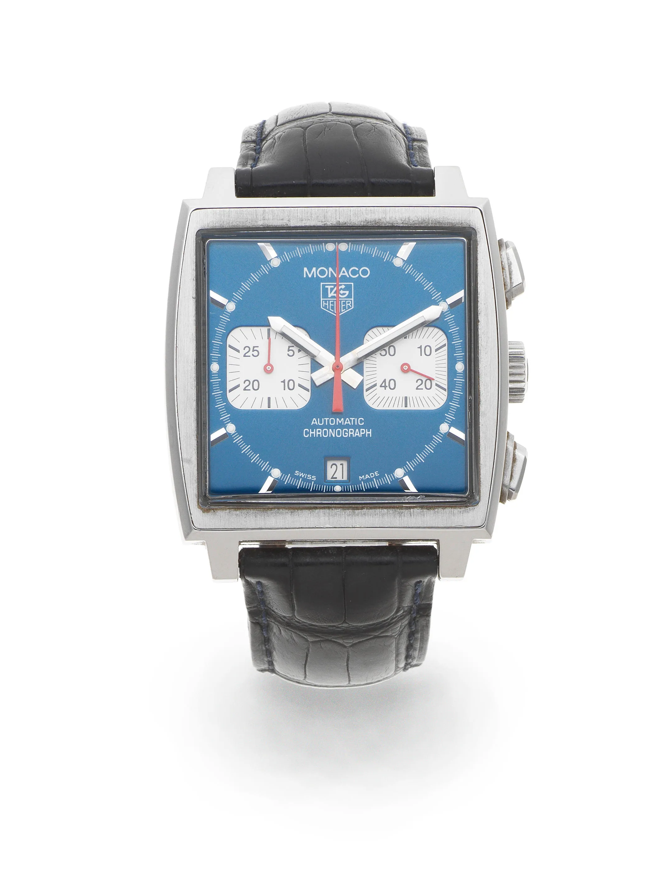TAG Heuer Monaco CW2113-0 39mm Stainless steel Blue