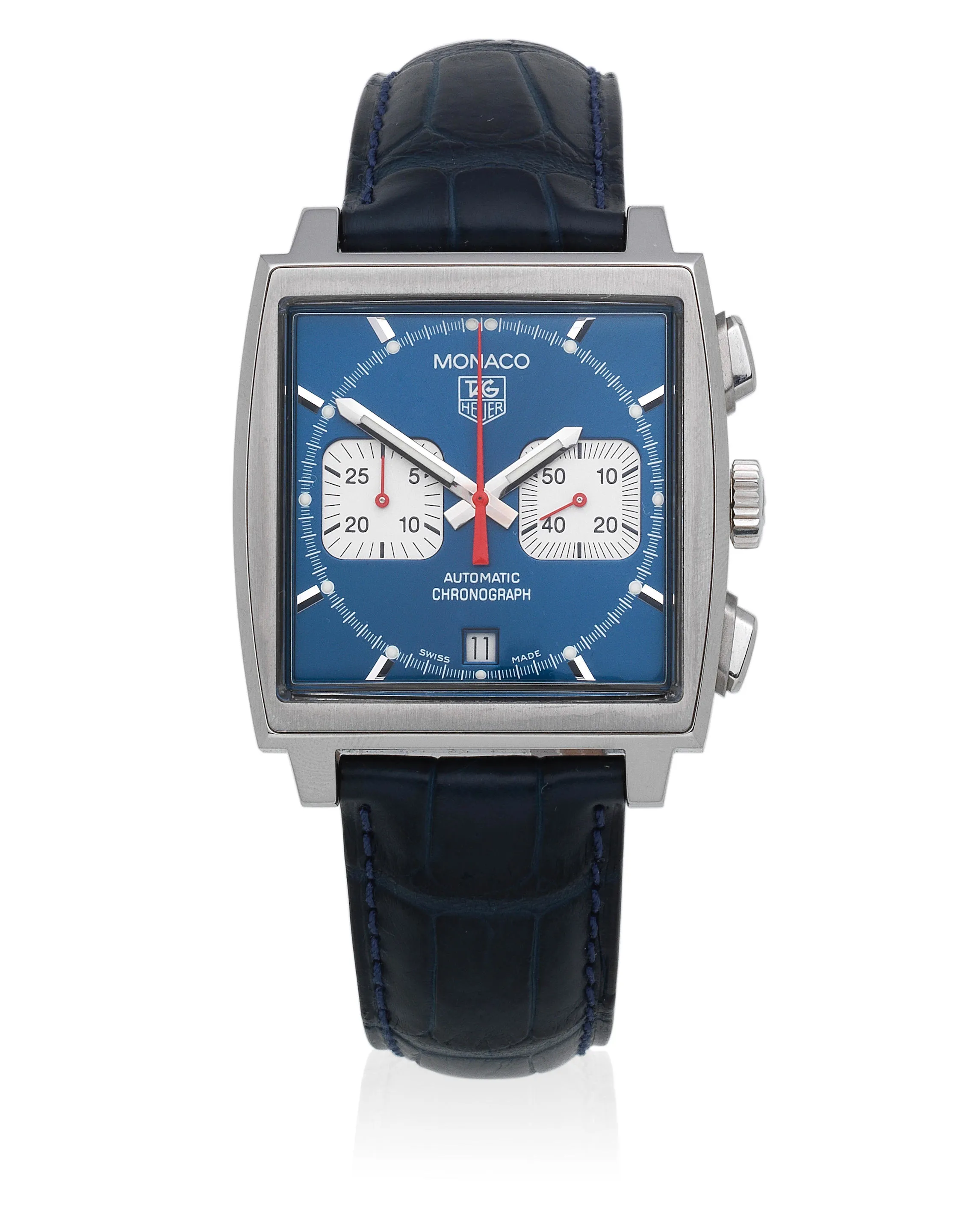 TAG Heuer Monaco CW2113-0 38mm Stainless steel Blue