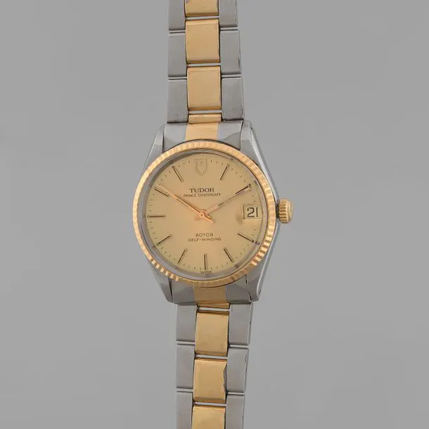 Tudor Prince Oysterdate 75403 32.5mm Yellow gold and Stainless steel Champagne